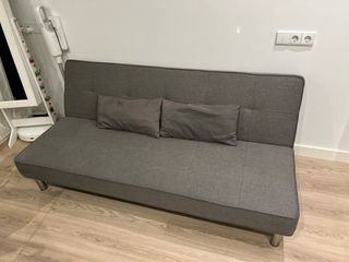 Sofá Cama Gris 180x100