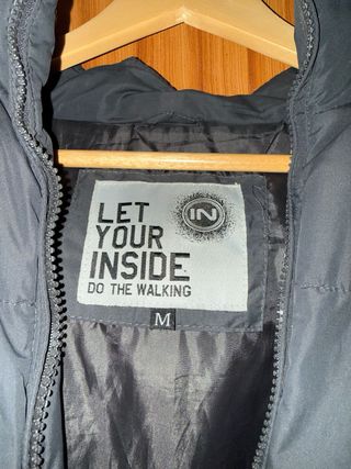 Chaqueta plumífera negra Talla M