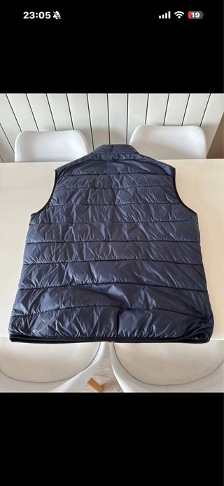 Chaleco acolchado hombre Mango azul