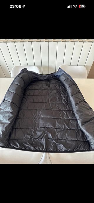 Chaleco acolchado hombre Mango azul