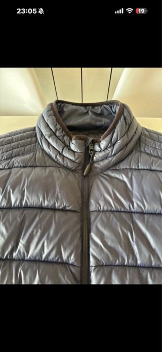 Chaleco acolchado hombre Mango azul