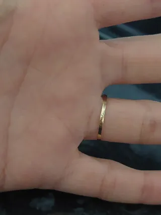 Anillo oro 18k con piedras