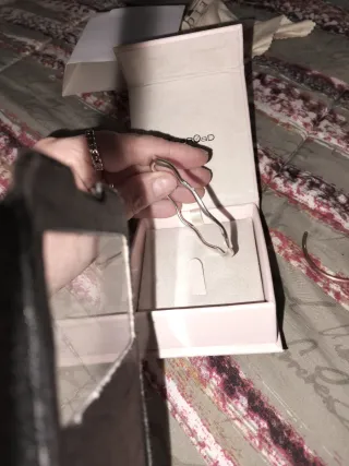 Pulsera plata moderna