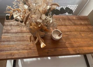 Mesa centro elevable madera