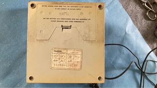 Multimetro Analogico Vintage Major 20K Pantec