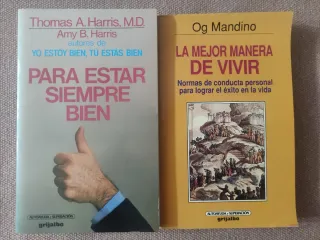 Pack 2 libros de autoayuda y superación