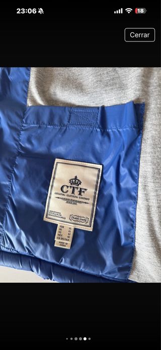 Chaleco Cortefiel Hombre Azul