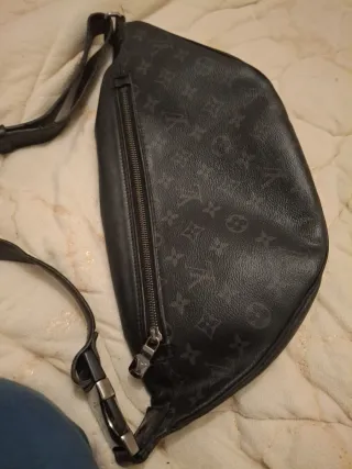 Riñonera Louis Vuitton Negra Marrón