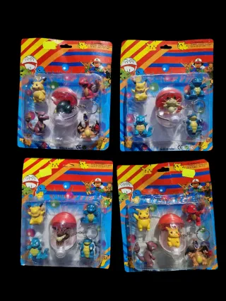 Pokémon Bootleg Figuras Blister Pack