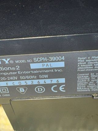 PlayStation 2 PS2 FAT Consola completa + Juego