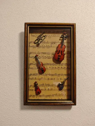 Cuadro Decorativo Instrumentos Musicales