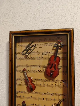 Cuadro Decorativo Instrumentos Musicales