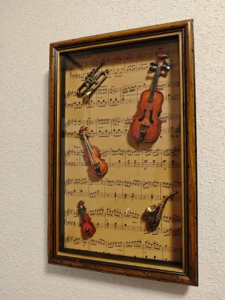 Cuadro Decorativo Instrumentos Musicales
