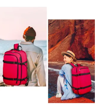 Mochila Della Gao Roja Nueva equipaje viaje avion