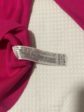 Jersey cuello alto Zara rosa