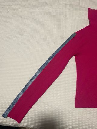 Jersey cuello alto Zara rosa