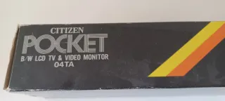 Televisor Citizen LCD B/N Portátil