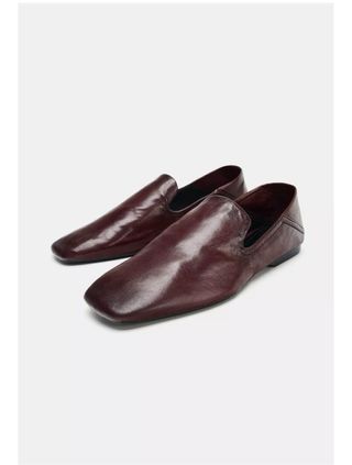 Mocasín piel copete subido