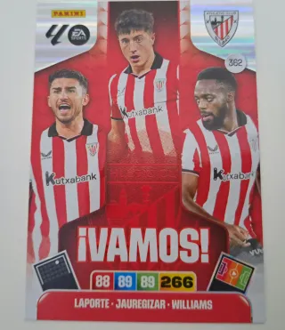 Vamos Bilbao. Adrenalyn 2025-26. Panini.