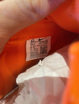 Nike Nocta Hot Step 2 Naranja Plata