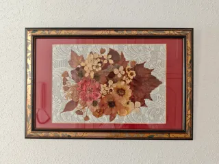 Cuadro Flores Secas Decoración