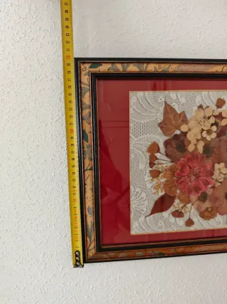 Cuadro Flores Secas Decoración