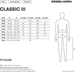 Vaqueros Moto Rebelhorn Classic III Hombre