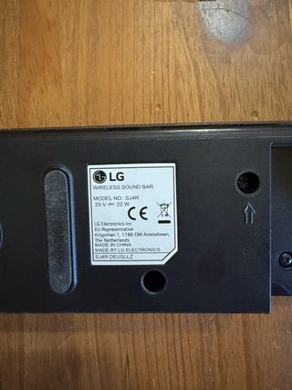 Barra de Sonido LG SJ4R Negra