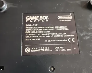 Nintendo Game Boy Player Negro