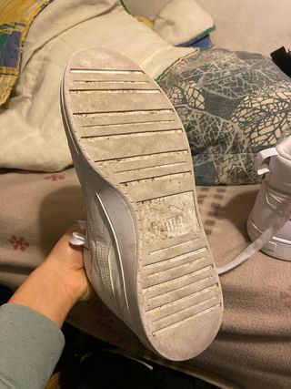 Zapatillas Puma Caven Mid Blancas como nuevas