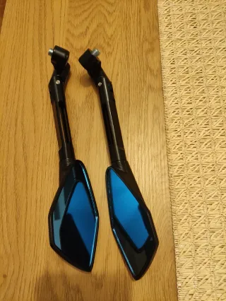 Espejos Retrovisores Moto Negro