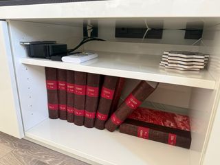 Mueble Televisión Ikea Byås Blanco