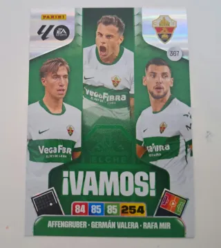 Vamos Elche. Adrenalyn 2025-26. Panini.
