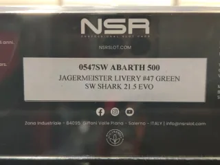 NSR 0547SW Abarth 500 Jagermeister 47