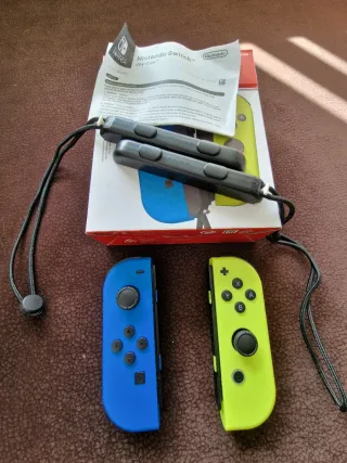 Mandos Joy-Con Azul y Amarillo Nintendo Switch