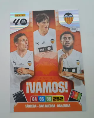 Vamos Valencia. Adrenalyn 2025-26. Panini.