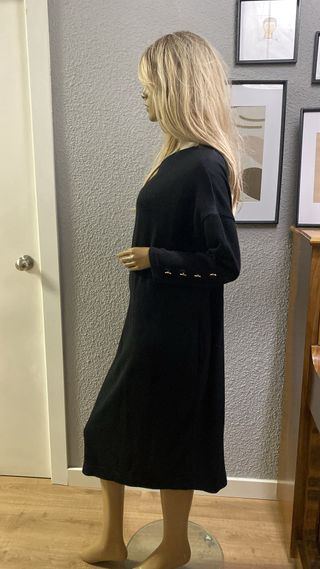 Vestido Justti Negro Talla Única