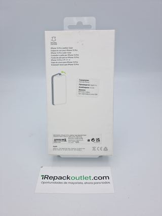 Custodia iPhone 13 Pro in pelle MagSafe verde
