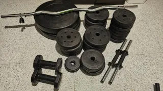 Pack Pesas y Barras Gimnasio