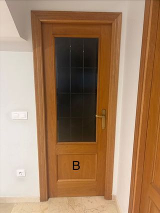 Puerta de madera interior