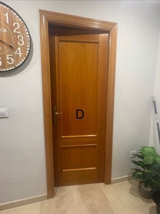 Puerta de madera interior