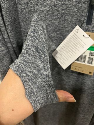 Sudadera Nike Media Cremallera Gris