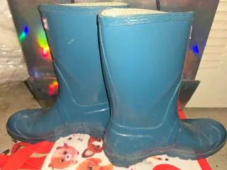 Botas de agua Hunter azules