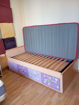 ¡Cama infantil con súper almacenaje!