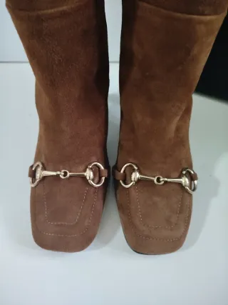 Stivali donna Noa A camoscio marrone tg 40