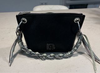 Bolso Piel Bimba y Lola Negro Multicolor