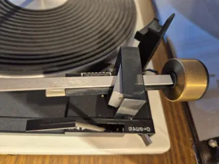 Tocadiscos Garrard Beige y Marrón