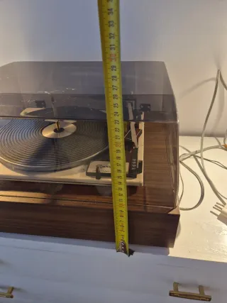 Tocadiscos Garrard Beige y Marrón