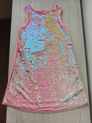 Vestido de lentejuelas rosa