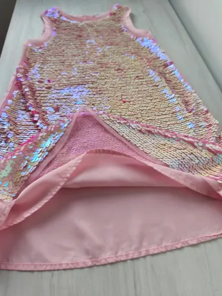 Vestido de lentejuelas rosa